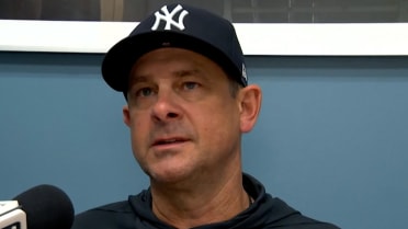 Aaron Boone on the 18-2 loss