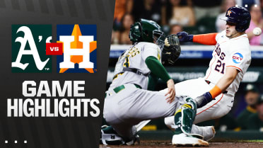 Athletics vs. Astros Highlights 